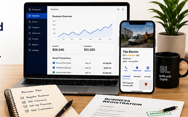 Business setup placeholder
